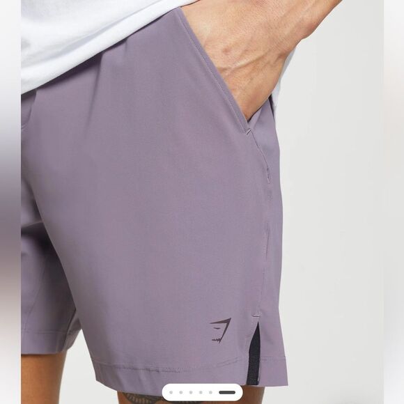 GYMSHARK STUDIO 6” SHORTS Size Medium in Purple NWT‎ IN PACKAGE - Picture 4 of 8